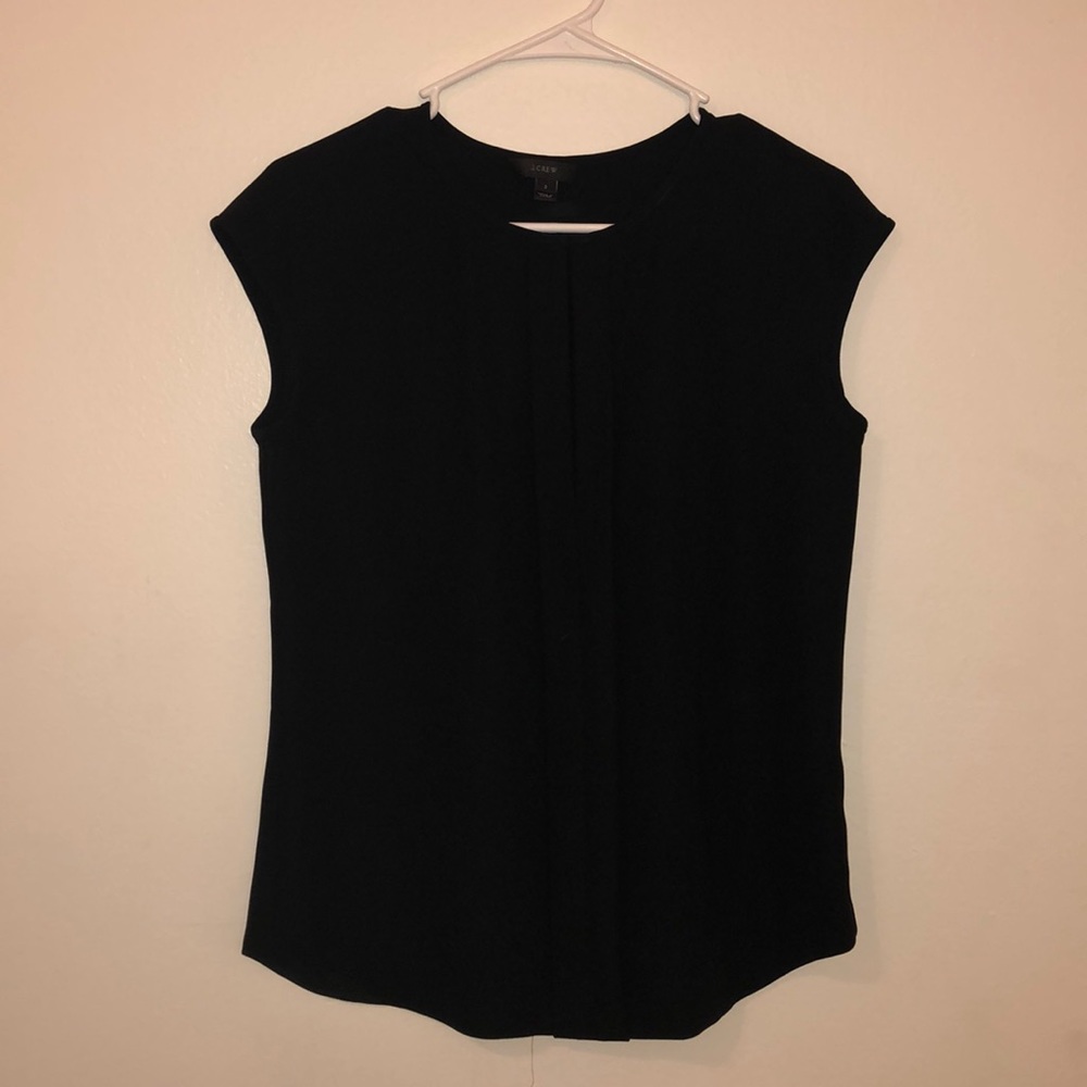 JCrew black blouse